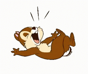 Gif animé rire Tic et Tac